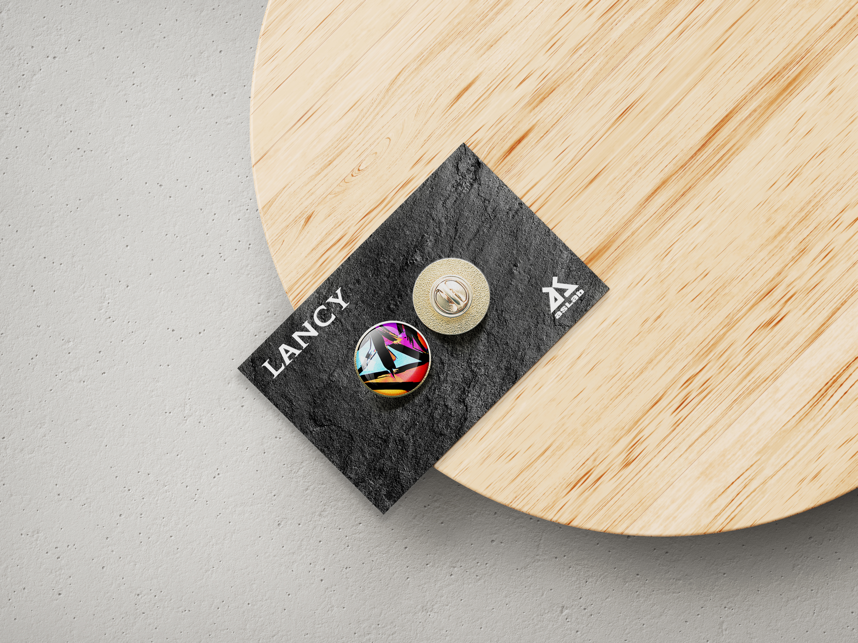 pin and card